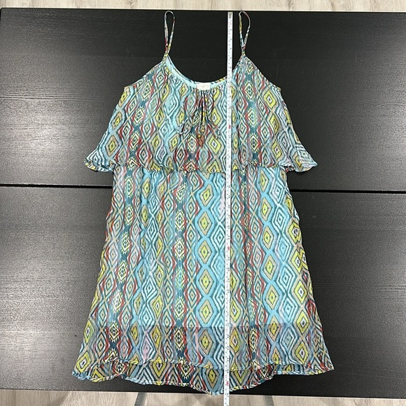 Ella Moss Silk Spaghetti Strap Dress - L - Picture 7 of 8